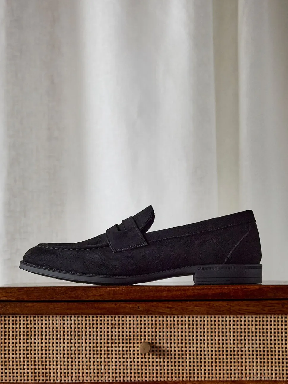 Zwart suède - Linzi Aurelio Penny Loafers