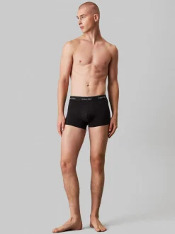 Zwart tonaal - Verpakking van 5 - Calvin Klein Icon Cotton Stretch Boxer Trunks 5 Pack