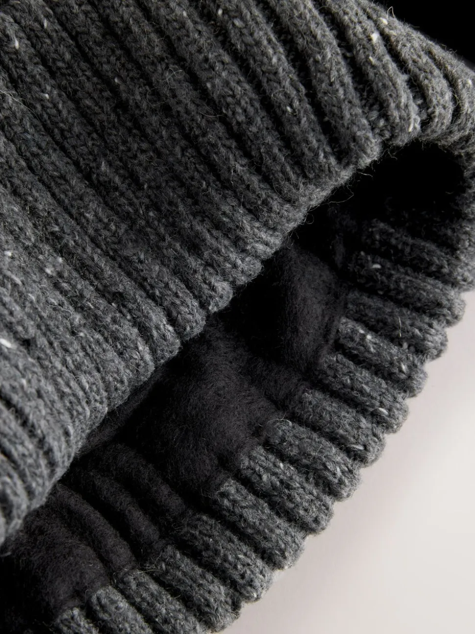 Zwart/antraciet - Thinsulate beanie-mutsen 2 stuks