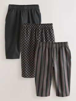Zwart/antraciet - Wide Leg Jersey Joggers (3mths-7yrs)
