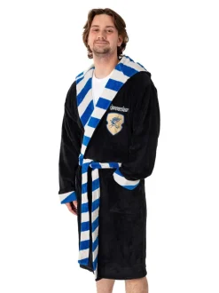 Zwart/blauw Ravenclaw - Vanilla Underground Harry Potter Hooded Bathrobe Dressing Gown