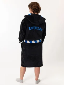 Zwart/blauw Ravenclaw - Vanilla Underground Harry Potter Hooded Bathrobe Dressing Gown