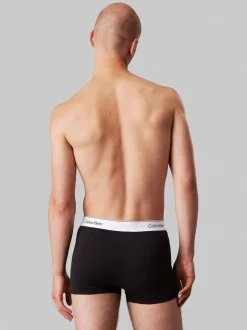 Zwart/blauw tonaal - Calvin Klein Icon Cotton Stretch Boxer Trunks 3 Pack
