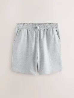 Zwart/blauw/grijs - Loopback Soft Touch 5 Pack Joggers Shorts