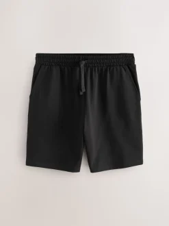 Zwart/blauw/grijs - Loopback Soft Touch 5 Pack Joggers Shorts
