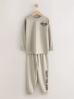 Zwart/bruin - Pyjama met korte pijpen 3 stuks (3-16jaar) (3-16jaar)