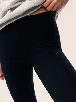 Zwart/bruin - Set van 2 lange leggings