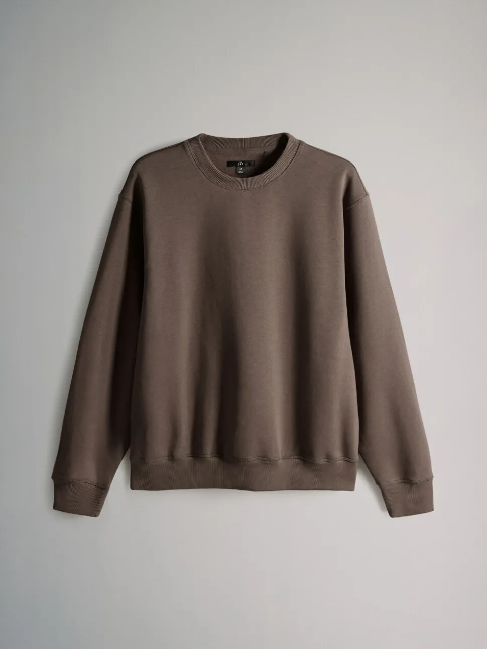 Zwart/bruin - Verpakking van 3 - The Set Crew Neck Relaxed Fit Sweatshirts