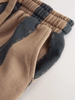 Zwart/bruin - Wide Leg Jersey Joggers (3mths-7yrs)