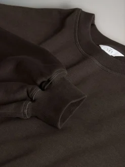 Zwart/chocoladebruin - The Set 2 Pack Longline Crew Neck Sweatshirt