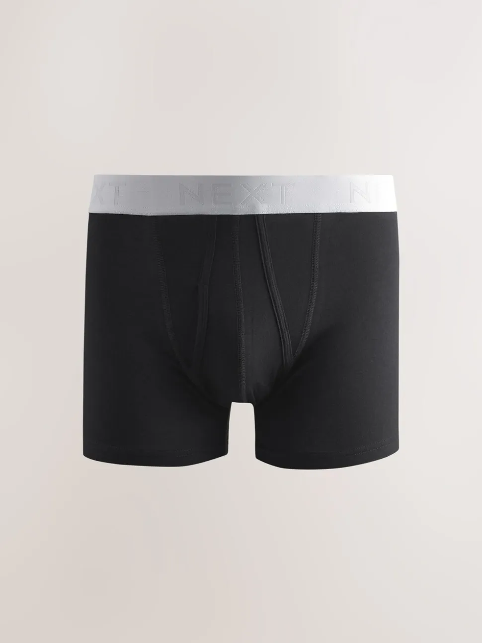 Zwarte neutrale tailleband - Standaard - 10 Boxershorts zonder plooi