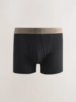 Zwarte neutrale tailleband - Standaard - 10 Boxershorts zonder plooi