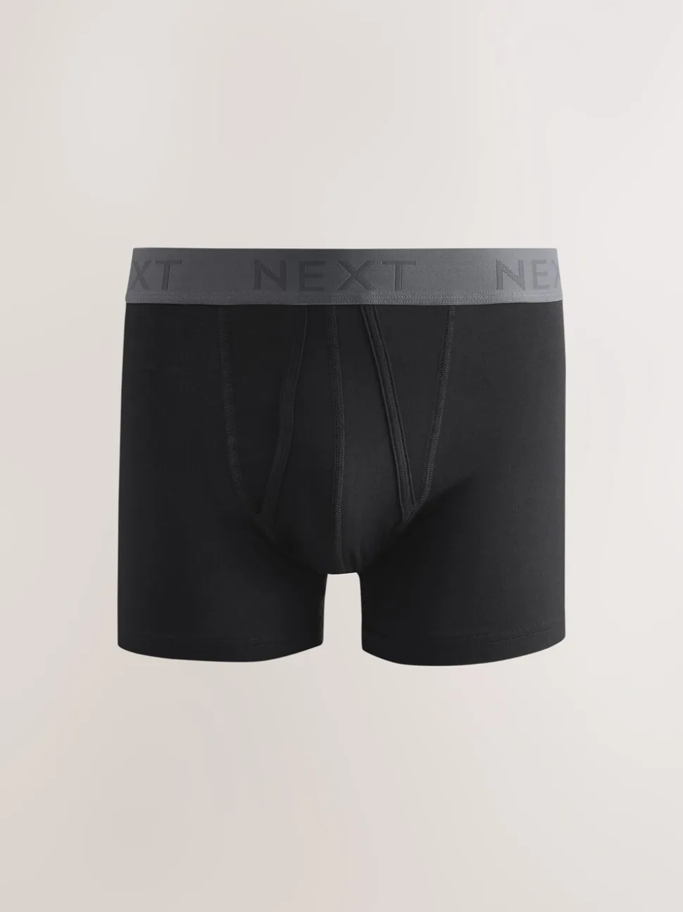 Zwarte neutrale tailleband - Standaard - 10 Boxershorts zonder plooi