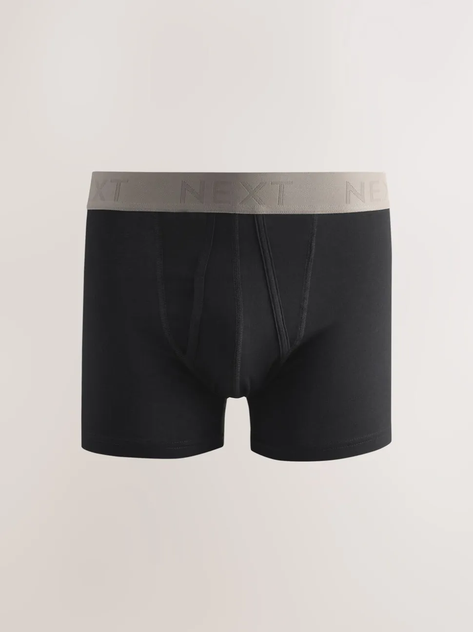 Zwarte neutrale tailleband - Standaard - 10 Boxershorts zonder plooi