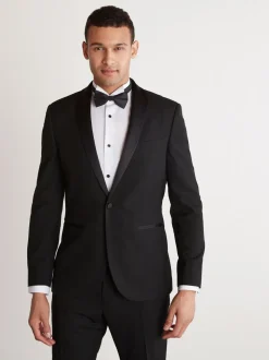 Zwarte sjaalkraag - Slim Fit - Smoking: colbert