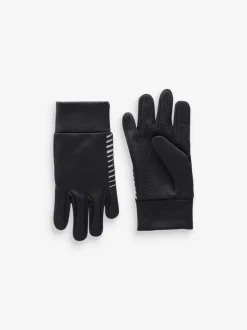 Zwarte streep - Sportieve handschoenen (3-16jr)