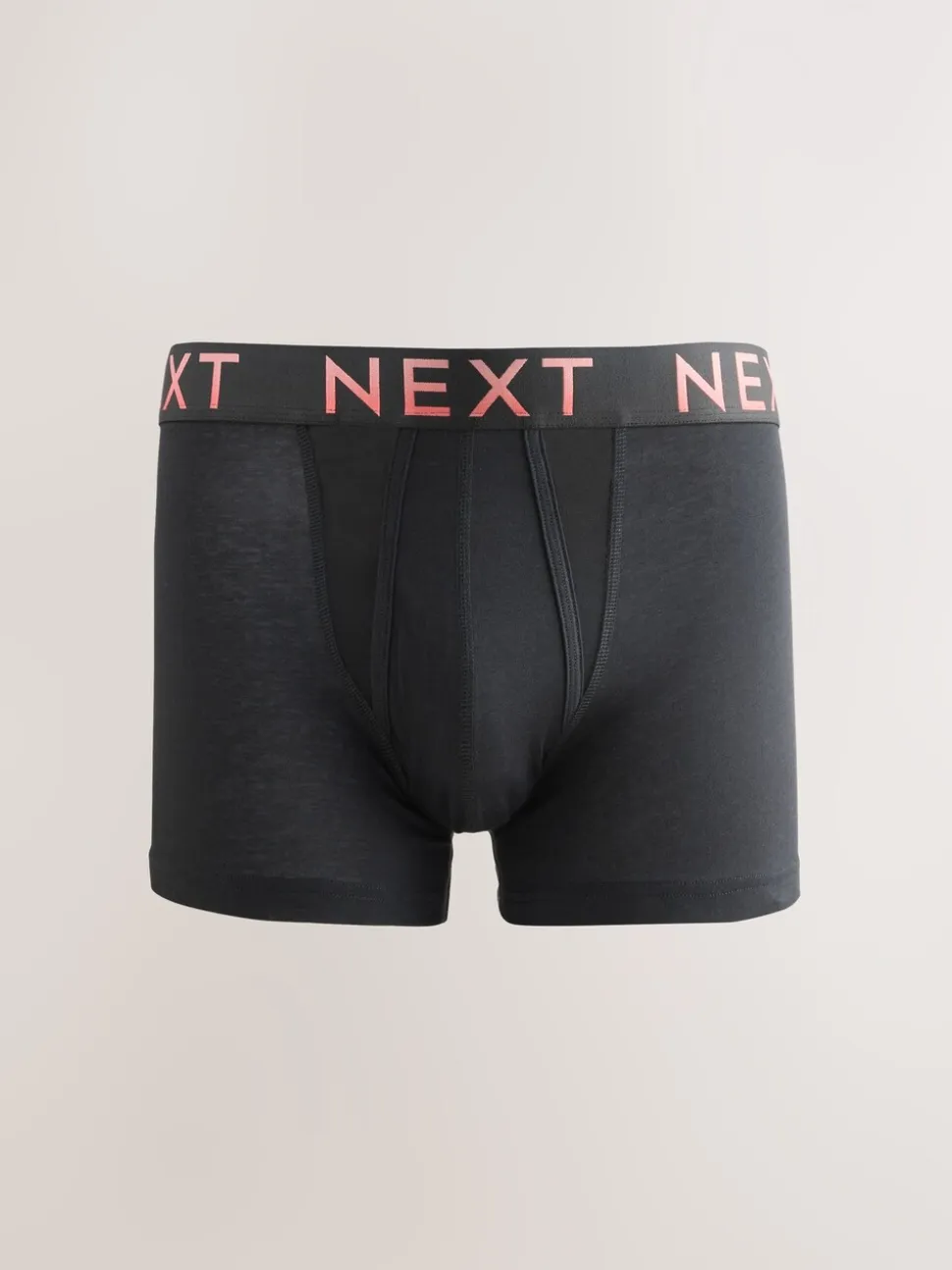 Zwarte tailleband met felgekleurde tekst in ombré - Hipster boxers van katoenrijke mix