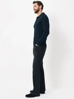 Zwarte wassing - Klassieke stretchy jeans