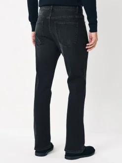 Zwarte wassing - Klassieke stretchy jeans