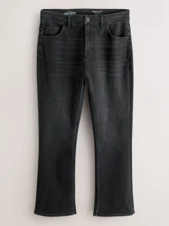 Zwarte wassing - Klassieke stretchy jeans