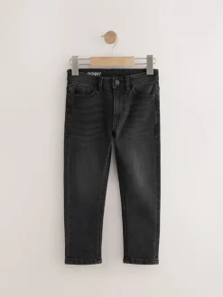 Zwarte wassing - Stretchjeans (3-17jr)