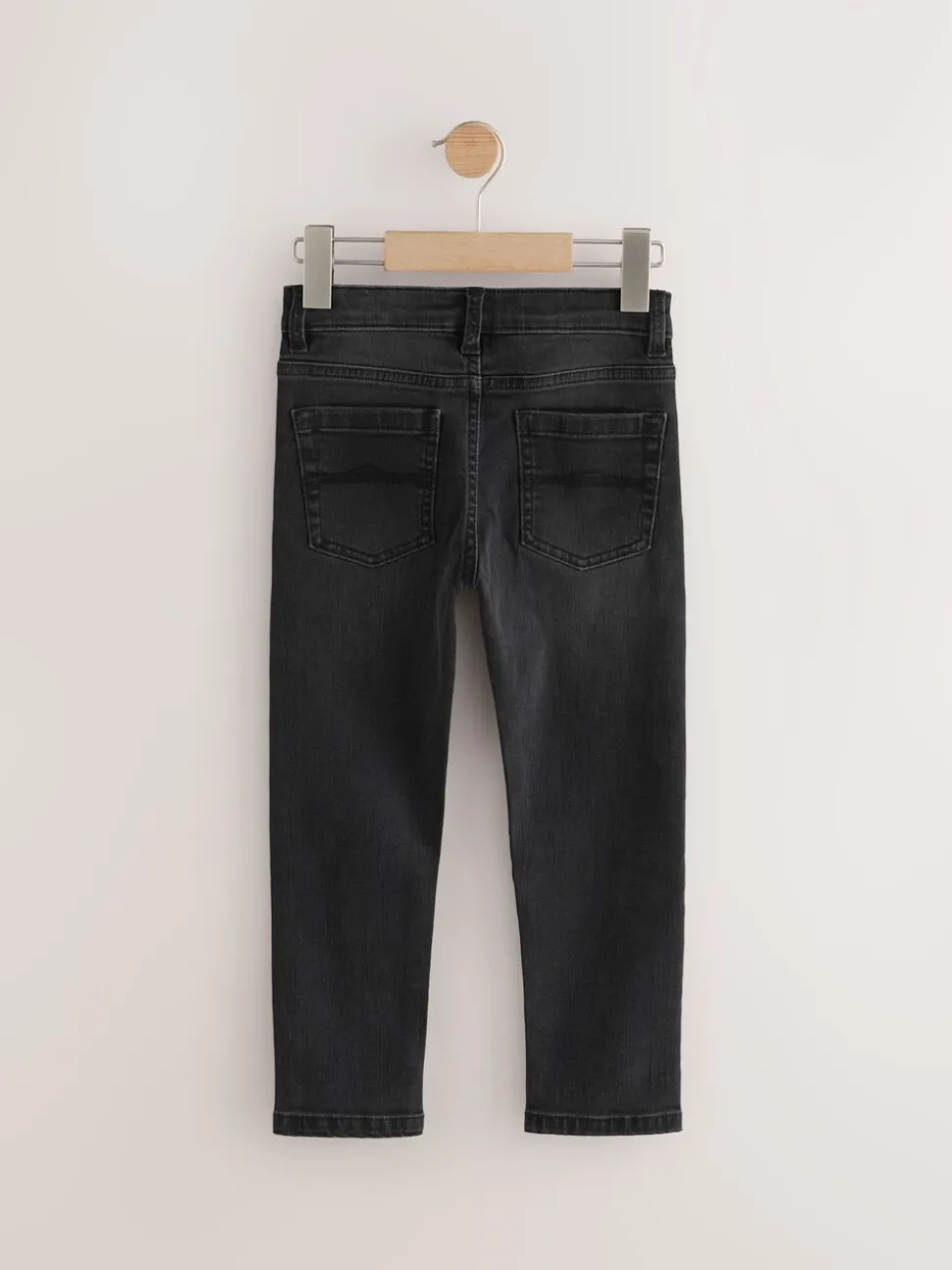 Zwarte wassing - Stretchjeans (3-17jr)
