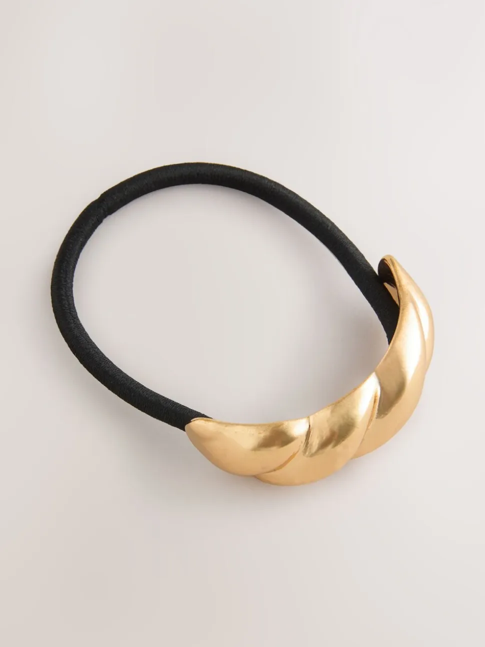 Zwart/goudkleurig - Twist Hair Bobble