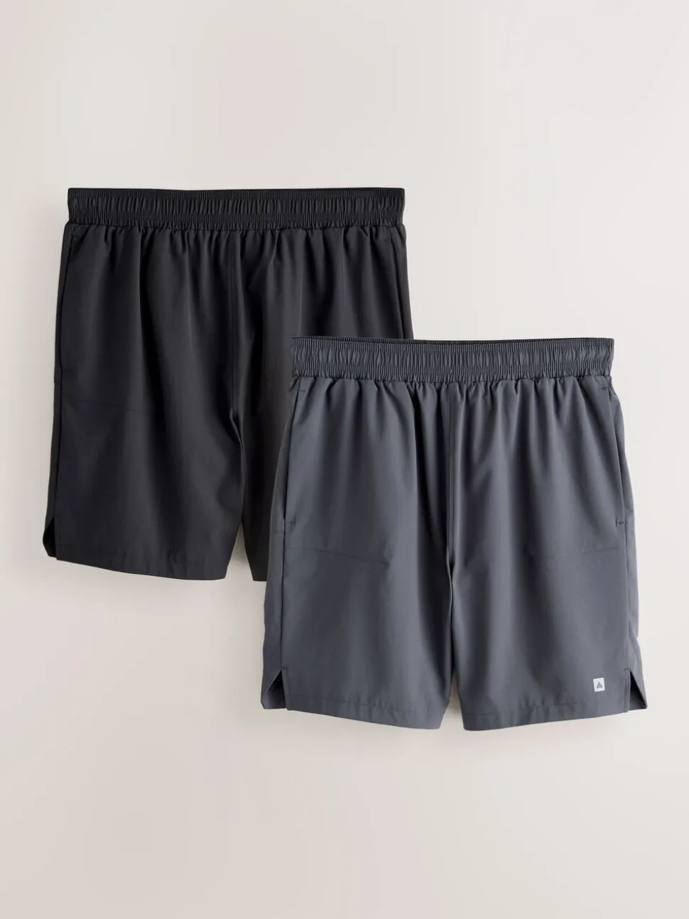Zwart/grijs - 7 inch - Active Gym Sports Shorts 2 Pack