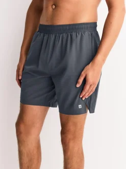 Zwart/grijs - 7 inch - Active Gym Sports Shorts 2 Pack
