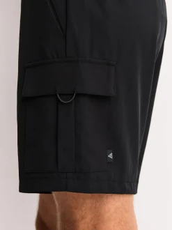 Zwart/grijs - Active Cargo Gym Training Shorts 2 Pack