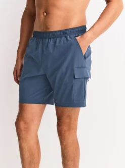 Zwart/grijs - Active Cargo Gym Training Shorts 2 Pack