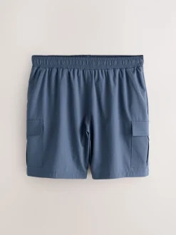 Zwart/grijs - Active Cargo Gym Training Shorts 2 Pack