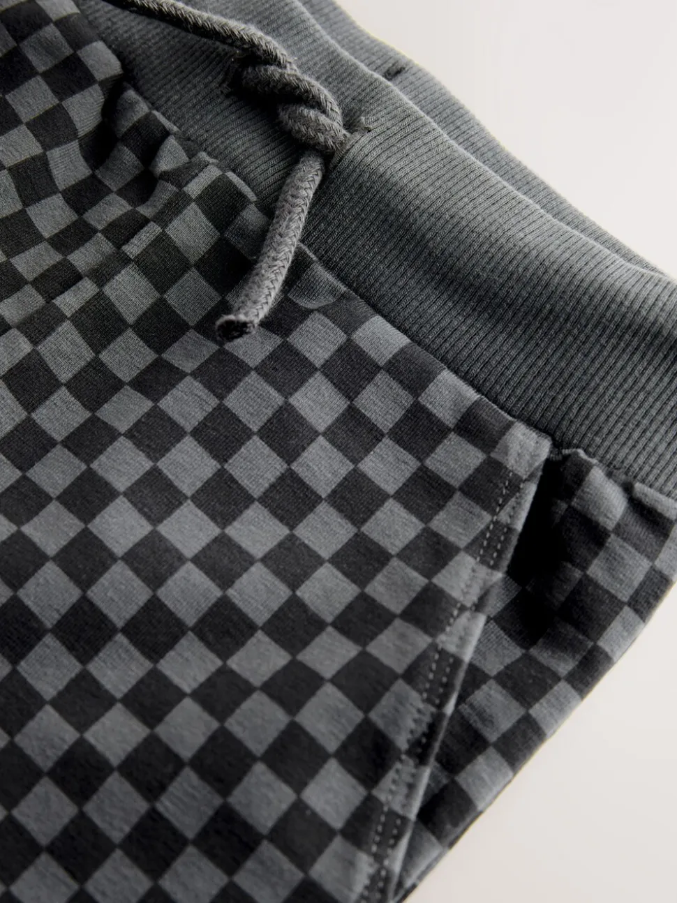 Zwart/grijs - Klassieke jersey joggingbroek (3mnd -7jr)