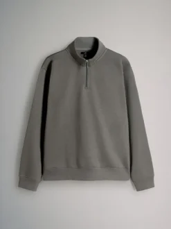 Zwart/grijs - The Set 2 Pack Zip Neck Sweatshirts