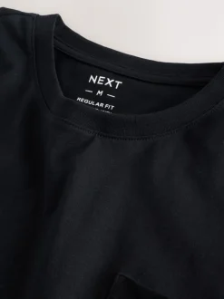 Zwart/grijs gemêleerd - Jersey pyjama met korte mouwen