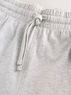 Zwart/grijs gemêleerd - Jersey pyjama met korte mouwen