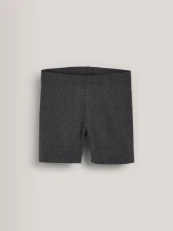 Zwart/grijs gemêleerd - Set van 2 fietsshorts (3 - 16 jr)