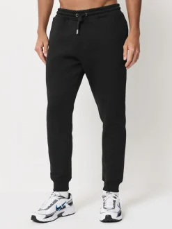 Zwart/grijs gemêleerd - Slim Fit Brushback Heavyweight 2 Pack Joggers
