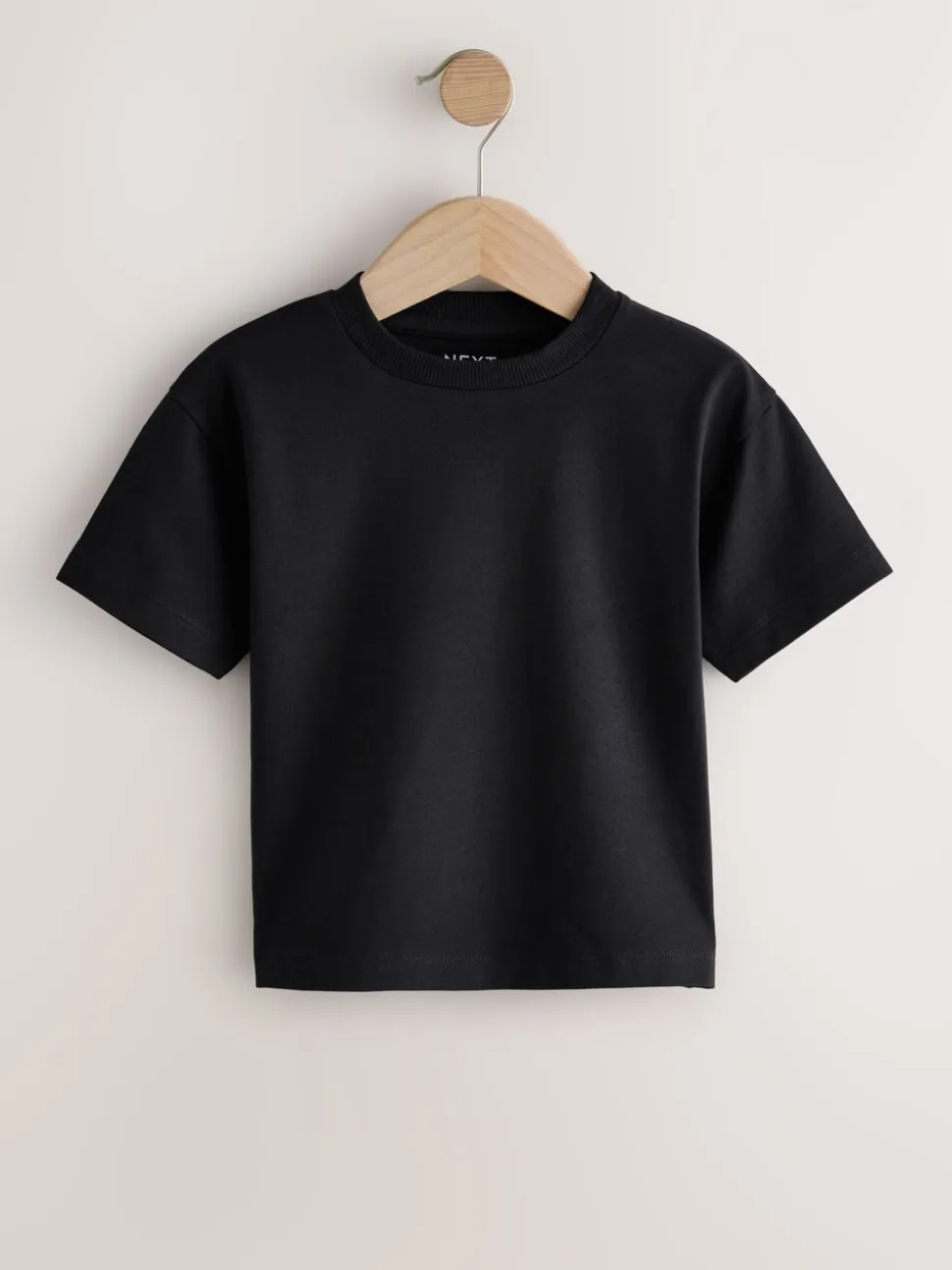 Zwart/Grijs/Bruin/kiezelkleurig/Wit - Set van 5 T-shirts met korte mouwen (3mnd-7jr)