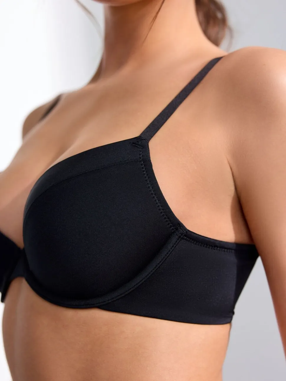 Zwart/huidskleurig - A-E Afvlakkende Ultimate Comfort Beha's 2 Verpakking