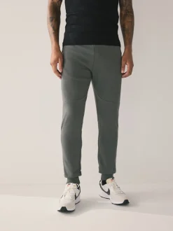 Zwart/Leisteen grijs - Interlock Soft Touch 2 Pack Cuffed Joggers