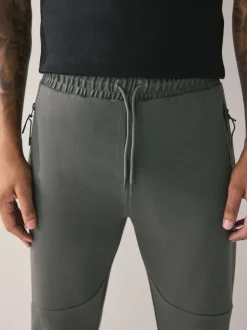 Zwart/Leisteen grijs - Interlock Soft Touch 2 Pack Cuffed Joggers
