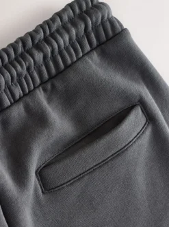 Zwart/Leisteen grijs - Straight Fit Brushback Heavyweight 2 Pack Joggers