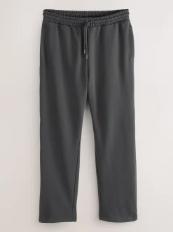 Zwart/Leisteen grijs - Straight Fit Brushback Heavyweight 2 Pack Joggers