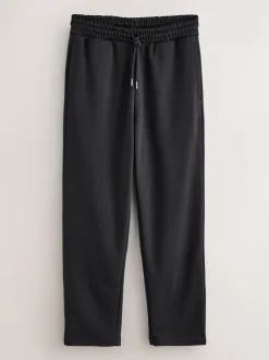 Zwart/Leisteen grijs - Straight Fit Brushback Heavyweight 2 Pack Joggers