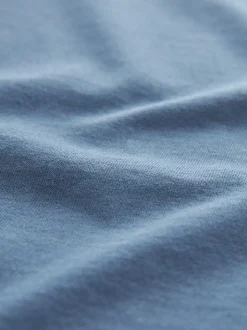 Zwart/leisteen/grijs gemêleerd/wit/marineblauw/blauw - Slim Fit - Essential katoenen T-shirts verpakking van 6