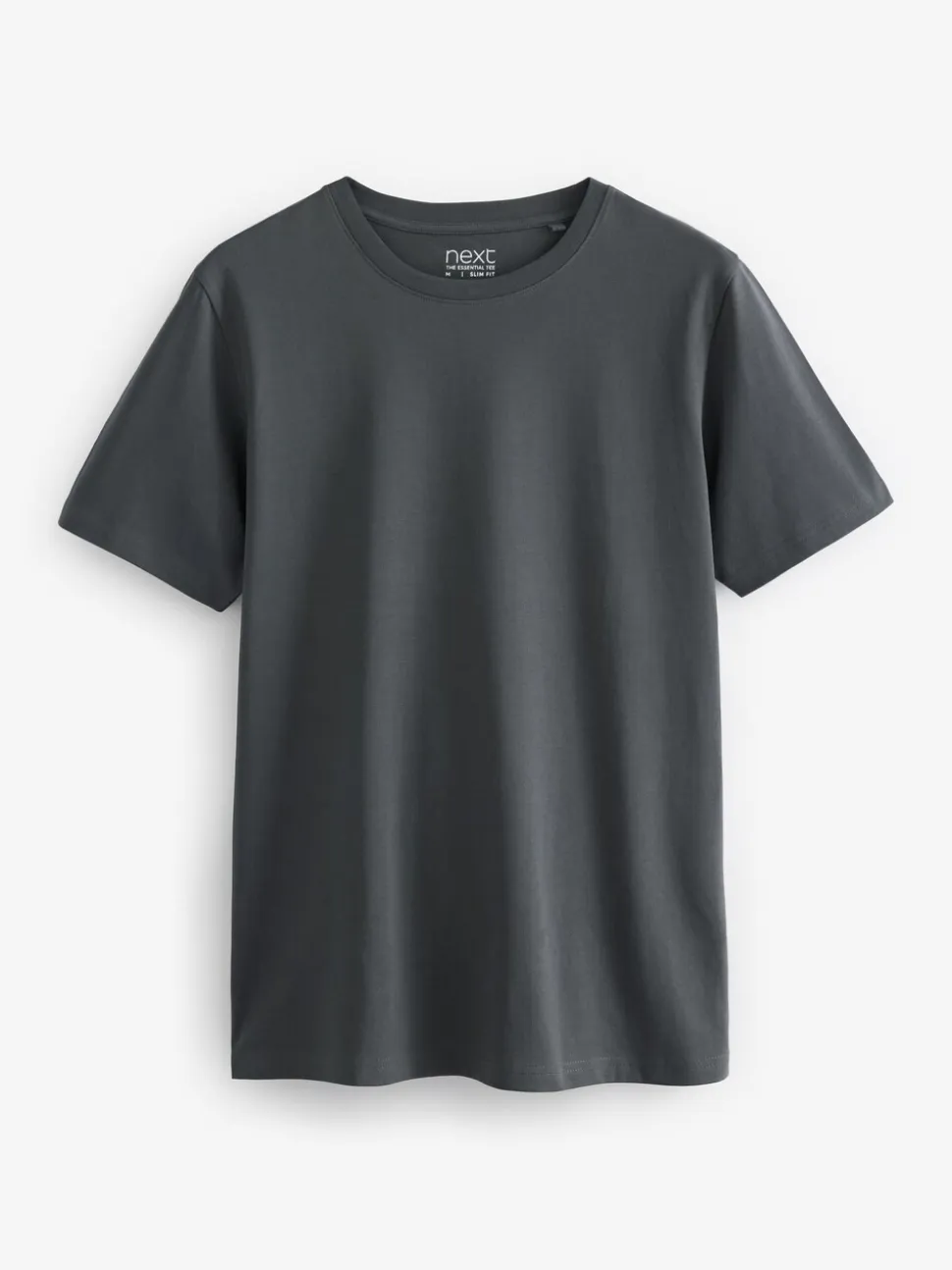 Zwart/leisteen/grijs gemêleerd/wit/marineblauw/blauw - Normale Pasvorm - Essential katoenen T-shirts verpakking van 6