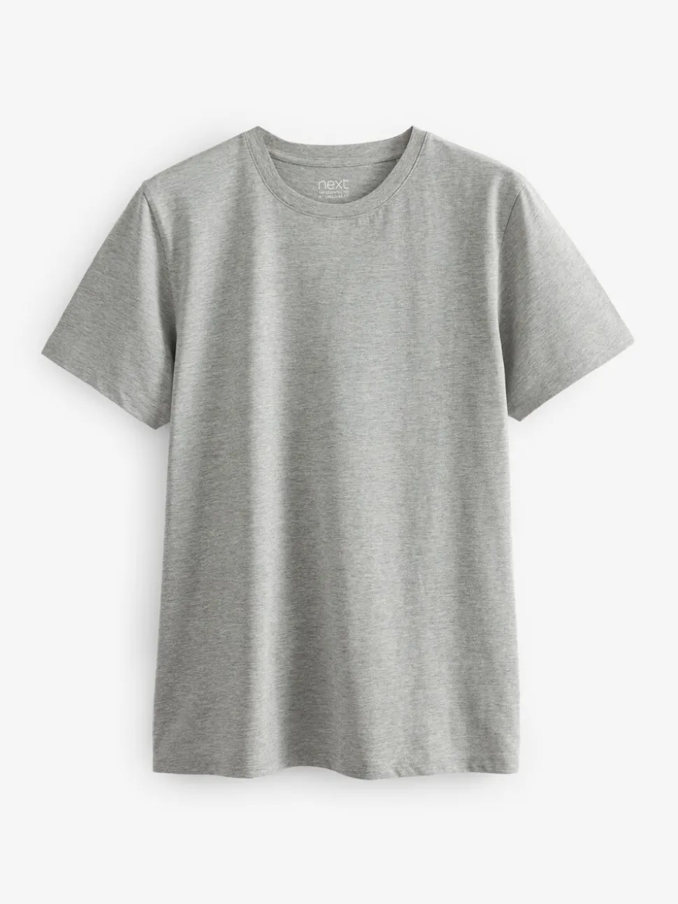 Zwart/leisteen/grijs gemêleerd/wit/marineblauw/blauw - Normale Pasvorm - Essential katoenen T-shirts verpakking van 6