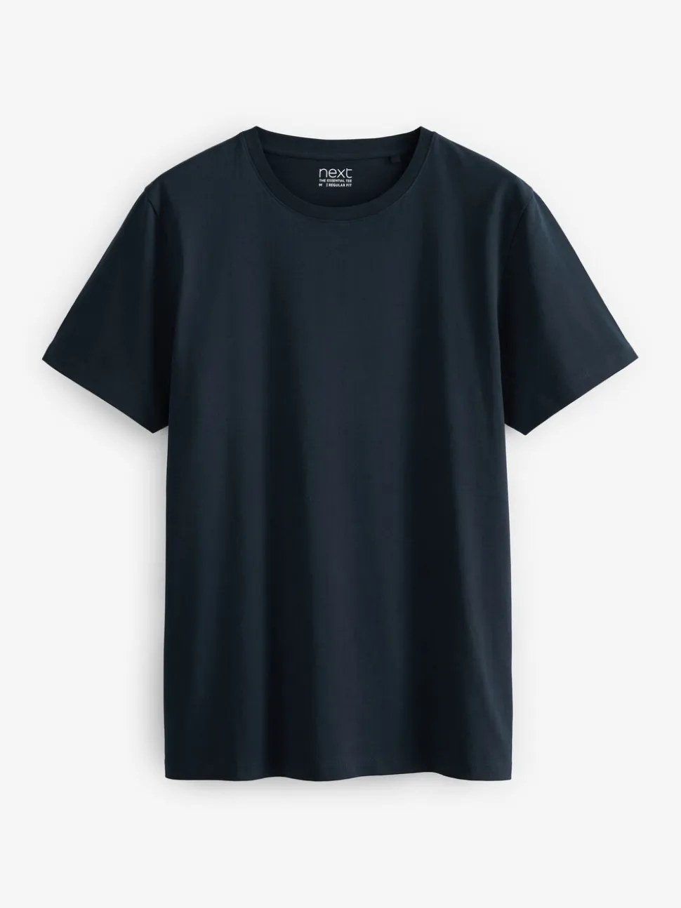 Zwart/leisteen/grijs gemêleerd/wit/marineblauw/blauw - Normale Pasvorm - Essential katoenen T-shirts verpakking van 6