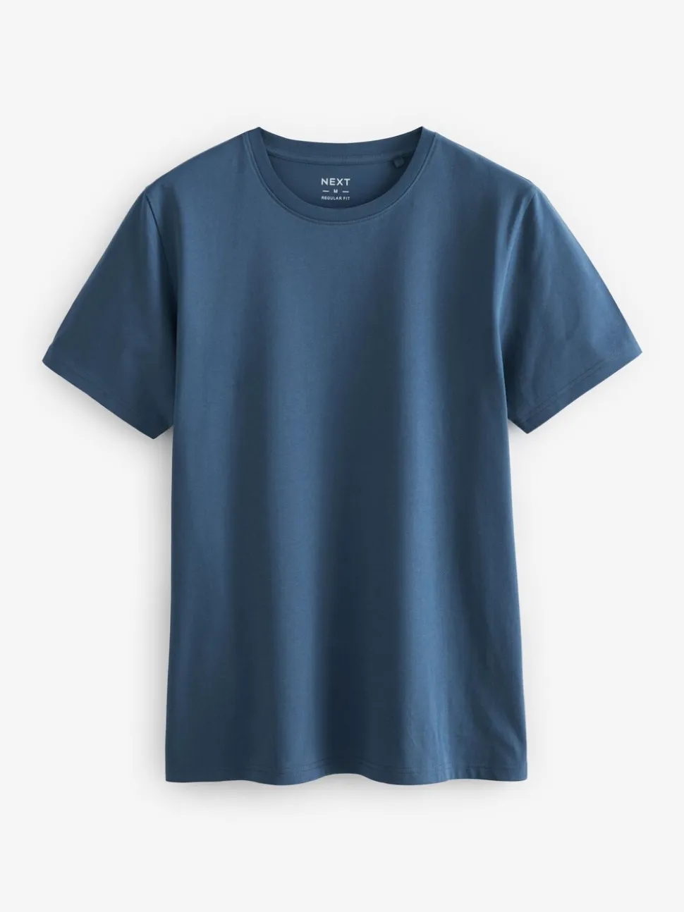 Zwart/leisteen/grijs gemêleerd/wit/marineblauw/blauw - Normale Pasvorm - Essential katoenen T-shirts verpakking van 6